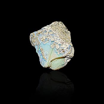 【40CT分】エチオピア　オパール　原石 3つセット　青　透明　ウェロ産 40CT分】エチオピア オパール 原石 3つセット 青 透明